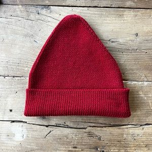 James Street Co Adult Red highland wool hat